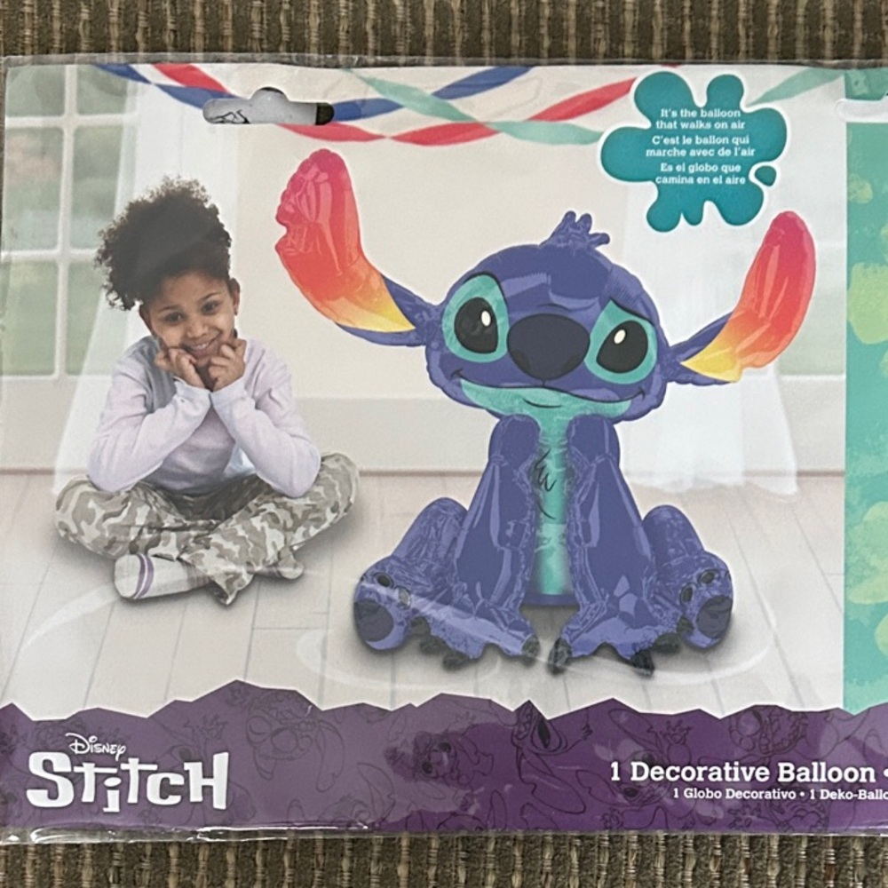 Disney Stitch Air Walker Decorative Balloon 38”